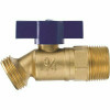 Nibco 1/2 In. Brass Quarter Turn No Kink Hose Bibb