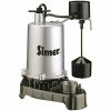 Sta-Rite Pentair Water Pumps Submersible High Output Zinc Sump Pump, Vertical Switch, 3/4 Hp