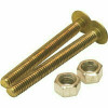 Proplus Proplus Round Closet Bolt, 1/4 In. X 2-1/4 In., Solid Brass