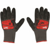 Milwaukee Small Red Nitrile Level 5 Cut Resistant Impact Dipped Work Gloves
