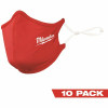 Milwaukee Red 2-Layer Reusable Face Mask (10-Pack)