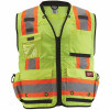 Milwaukee Small/Medium Yellow Class 2 Surveyor's High Visibility Safety Vest With 27-Pockets