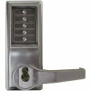 Kaba Simplex L1000 Series 2-3/4 In. Backset Sfic Housing Us26D Rh Grade 1 Cylindrical Pushbutton Lockset Ada Lever - 316129294