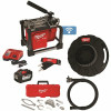 Milwaukee M18 Fuel Cordless Drain Cleaning Sewer Sectional Machine Kit With 7/8 In. Cable With Attachments