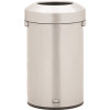 Rubbermaid Commercial Products Refine 23 Gal. Round Stainless Steel Trash Can
