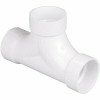 NIBCO 3 in. PVC DWV All-Hub 2-Way Cleanout Tee