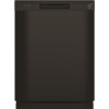 Hotpoint 24 in. in Black Front Control Built-in Tall Tub Dishwasher with 60 dBA