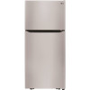 LG Electronics 30 In. W 20.2 Cu. Ft. Top Freezer Refrigerator In Stainless Steel With Multi-Air Flow And Reversible Door