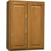Hampton Bay Hampton Assembled 27X36X12 in. Wall Kitchen Cabinet In Medium Oak
