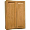Hampton Bay Hampton Assembled 30X42X12 in. Wall Kitchen Cabinet In Medium Oak