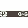 Glidden Diamond 1 Gal. #PPG1001-7 Black Magic Satin Interior Paint With Primer