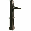 Mayne Woodhaven 56 In. Tall Black Address Sign Post