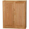 Hampton Bay Hampton Assembled 30X36X12 in. Wall Kitchen Cabinet In Medium Oak