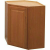 Hampton Bay Hampton Assembled 24X36X12 in. Diagonal Corner Wall Kitchen Cabinet In Medium Oak