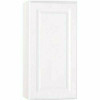 Hampton Bay Hampton 15 in. W x 12 in. D x 36 in. H Assembled Wall Kitchen Cabinet in Satin White
