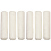 9 in. x 3/8 in. Shed Resistant Woven Paint Roller Cover in White (6-Pack)