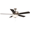 Hampton Bay Rothley II 52 in. Led Brushed Nickel Ceiling Fan With Light Kit