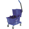 Carlisle 26 qt. Blue Mop Bucket/Wringer Combo