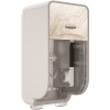 Coreless Standard Roll Toilet Paper Dispenser 2 Roll Vertical (58741), Warm Marble Design Faceplate; 1 / Case
