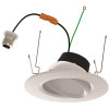 6 in. 11-Watt Selectable CCT Integrated LED Gimbal Recessed Light Downlight Trim Wet Location CEC Compliant Dimmable