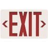 HALCO LIGHTING TECHNOLOGIES Evade 120-Volt/277-Volt Integrated LED White with Red Exit Sign