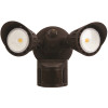 20-Watt Bronze Motion Activated Outdoor Integrated LED Area Light with Dusk to Dawn 5000K Daylight