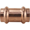 Apollo 3/4 in. x 3/4 in. Copper Press x Press Pressure Coupling with Dimple Stop