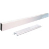 Peak Aluminum Railing 6 ft. White Aluminum Deck Railing Wide Picket and Spacer Kit