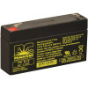 6-Volt 1.3 Ah, F1 Terminal, Sealed Lead-Acid, AGM, Maintenance Free, Rechargeable, Non-spillable, Battery