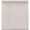 42 in. W x 72 in. L White Cordless Light Filtering Vinyl Mini Blind with 1 in. Slats