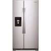Whirlpool 24.6 cu. ft. Side by Side Refrigerator in Monochromatic Stainless Steel