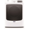 Maytag 7.3 cu. ft. 120-Volt White Stackable Gas Vented Dryer with Steam and Quick Dry Cycle, ENERGY STAR