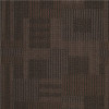 Board of Directors Brown Residential/Commercial 19.7 in. x 19.7 Glue-Down Carpet Tile (20 Tiles/Case) 54 sq. ft.