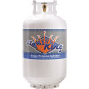 Flame King 30 lbs. Empty Propane Cylinder with Overfill Protection Device Valve