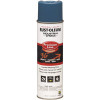 Rust-Oleum Industrial Choice 17 oz. M1600 Flat Caution Blue Inverted Marking Spray Paint