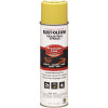 Rust-Oleum Industrial Choice 17 oz. M1600 Flat High Visibilty Yellow Inverted Marking Spray Paint