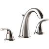 Raleigh 8 in. Widespread Double-Handle High-Arc Bathroom Faucet in Chrome with Quick Install Pop-Up