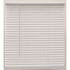 Pre-Cut 54 in. W x 64 in. L White Cordless Light Filtering Vinyl Mini Blind with 1 in. Slats