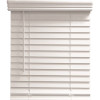 Champion TruTouch 27x72" Cordless 2" Faux Wood Blind White
