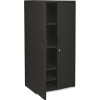 ICEBERG ENTERPRISES OFFICEWORKS RESIN STORAGE CABINET, 36W X 22D X 72H, BLACK