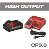 Milwaukee M18 18-Volt Lithium-Ion HIGH OUTPUT Starter Kit with One 3.0Ah Battery and Charger