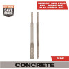 Milwaukee 10 in. SDS-PLUS Demo Bull Point Chisel and 10 in. SDS-PLUS Steel Flat Chisel (2-Pack)