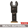 Milwaukee 1-3/8 in. Titanium Bi-Metal Universal Fit Wood and Metal Cutting Multi-Tool Oscillating Blade (10-Pack)