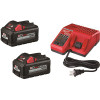 Milwaukee M18 18-Volt Lithium-Ion High Output Starter Kit with Two 6.0 Ah Battery and Charger