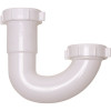 Oatey 1-1/2 in. White Plastic Threaded-Joint Sink J-Bend Drain