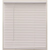 Champion Pre-Cut 40 in. W x 64 in. L White Cordless Light Filtering Vinyl Mini Blind with 1 in. Slats