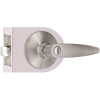 Straight Privacy Door Lever 2-3/8" and 2-3/4" Backset Grade 3 Satin Chrome 6-Pack