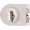 Single Cylinder Deadbolt 2-3/8" and 2-3/4" Backset Grade 3 Satin Stainless Steel