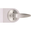 Straight Dummy Door Lever Satin Chrome