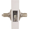 Straight Privacy Lever 2-3/8" and 2-3/4" Backset Grade 3 Satin Nickel